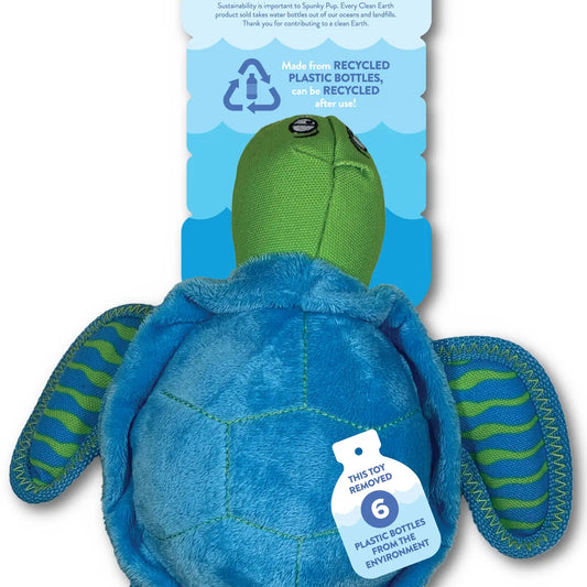 Clean Earth Recycled Plush Toys - 100% Sustainable Turtle