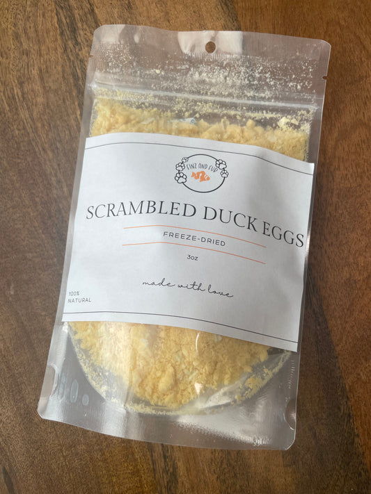 Freeze Dried Scrambled Duck Eggs 3oz